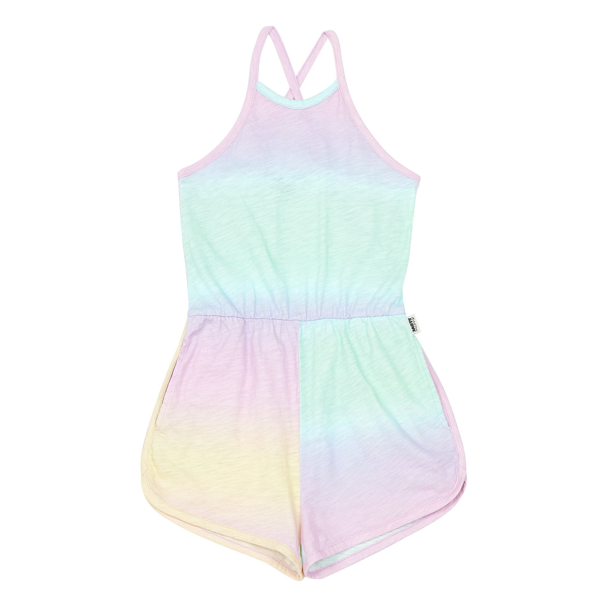 Hundred Pieces - Combishort Coton Bio - Fille - Rose