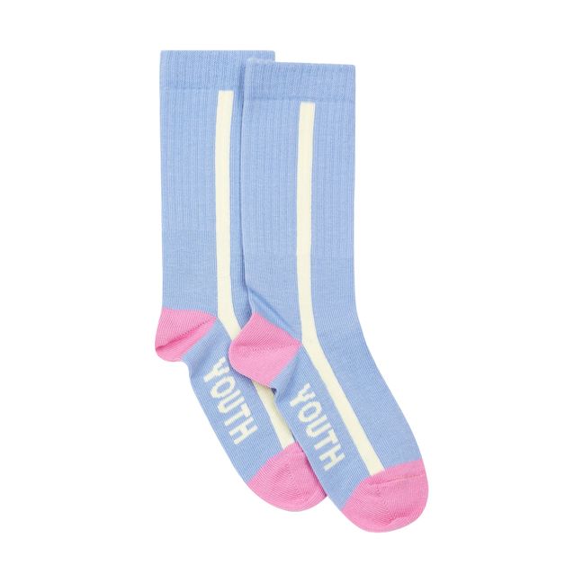 Thank Youth Rainbox Socks - Set of 2 White