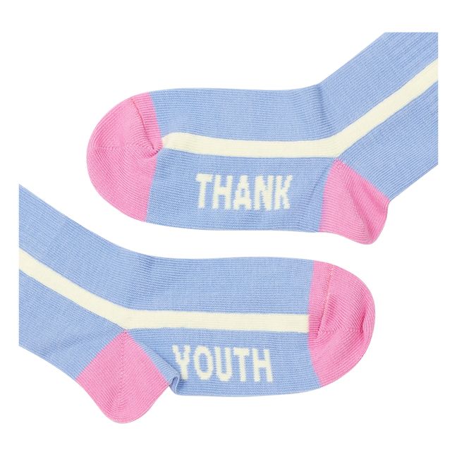 Socken 2er-Pack Palmsmile&Thank Youth | Weiß