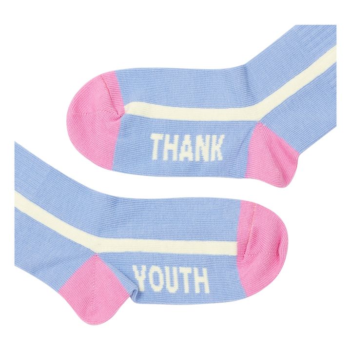 Socken 2er-Pack Palmsmile&Thank Youth | Weiß- Produktbild Nr. 5