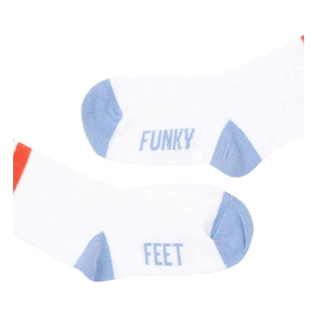 Funky Stinky Feet Socks - Set of 2 White