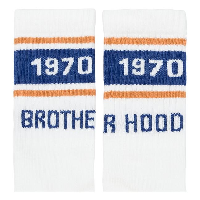 Enjoy Brother Hood Socks - Set of 2 White