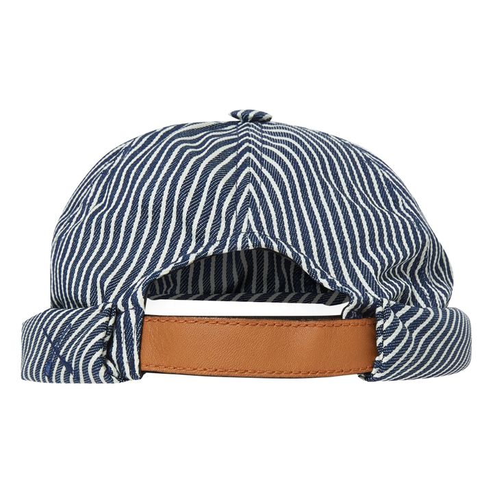 Miki Striped Docker Hat | Blue- Product image n°4