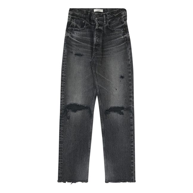 MV Odessa Wide Straight Jeans | Negro