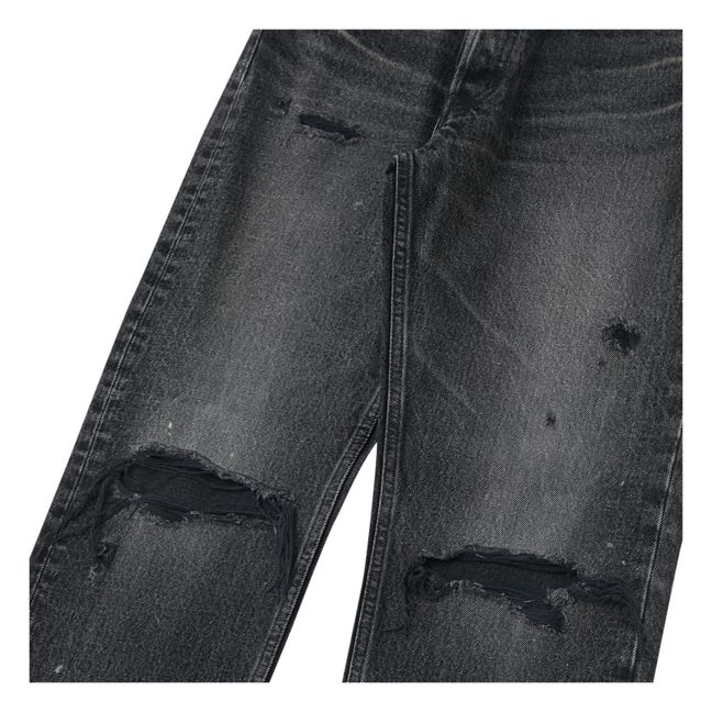 MV Odessa Wide Straight Jeans | Negro