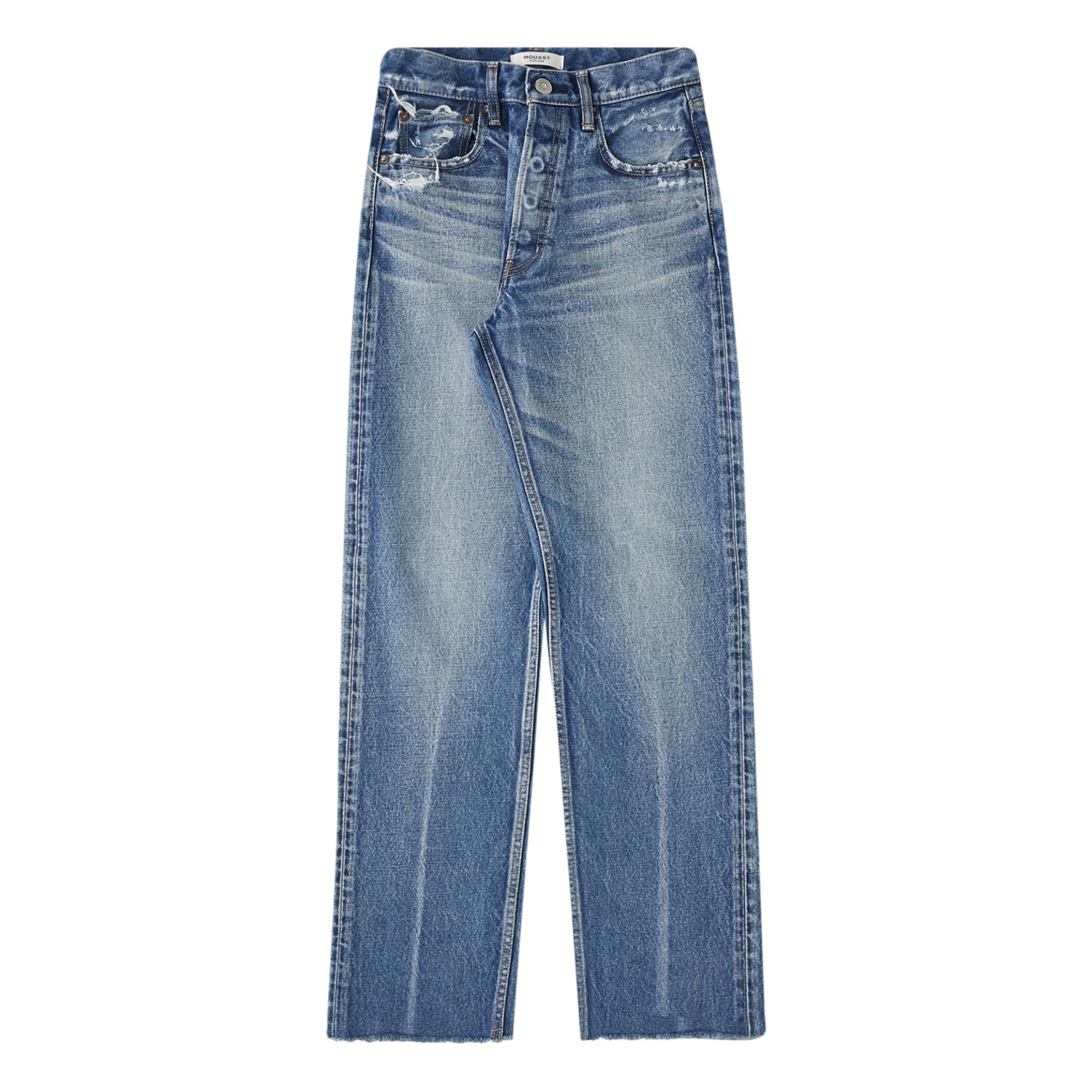MV Ashleys Wide Straight Jeans Azul- Imagen del producto n°1