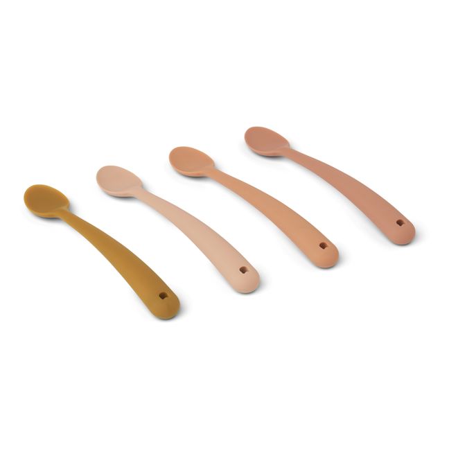 Cucharas de silicona Siv - Juego de 4 | Rosa
