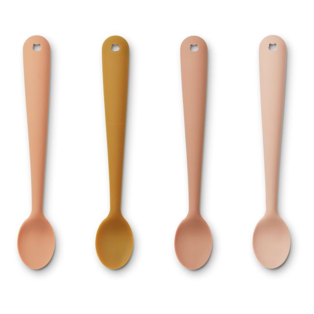 Sive Silicone Spoons - Set of 4 | Rosa