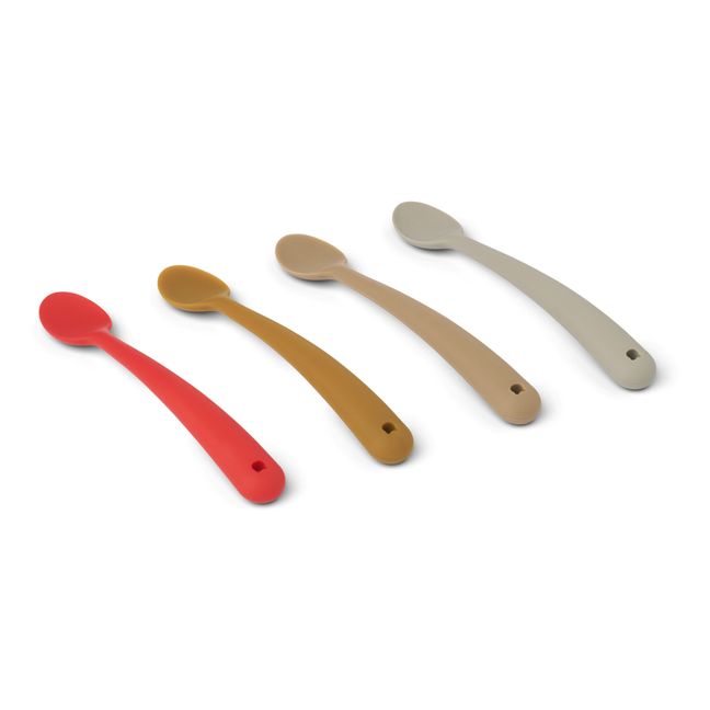 Sive Silicone Spoons - Set of 4 | Red