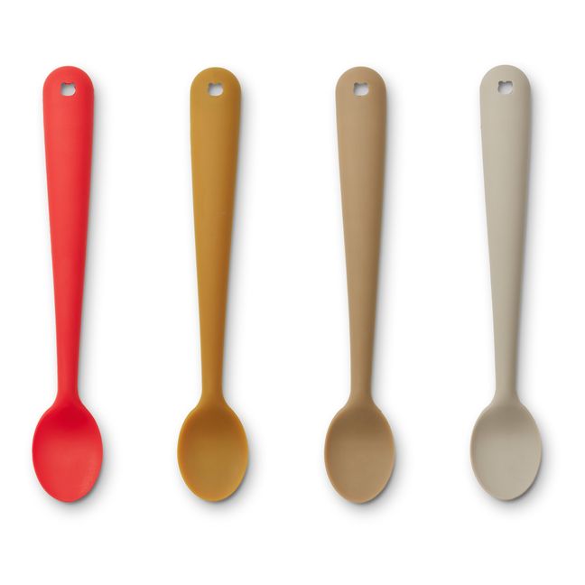Sive Silicone Spoons - Set of 4 | Rojo