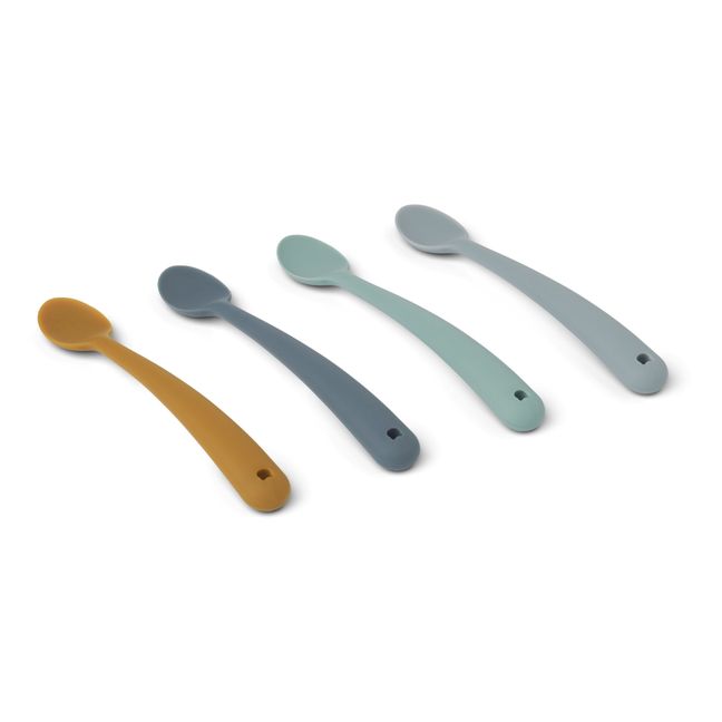 Sive Silicone Spoons - Set of 4 Blu