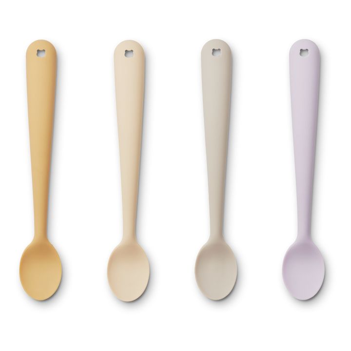 Sive Silicone Spoons - Set of 4 | Amarillo palo- Imagen del producto n°1