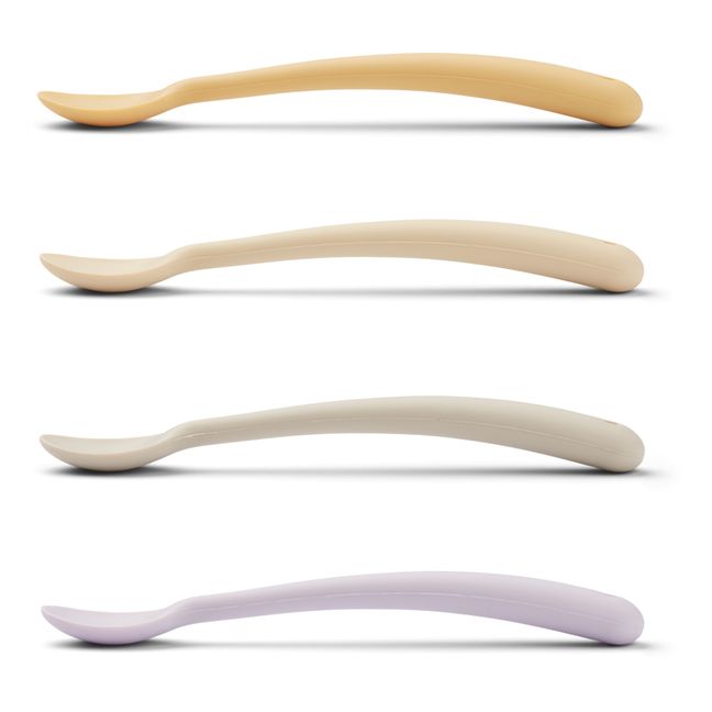 Sive Silicone Spoons - Set of 4 Pink Liewood Design Baby
