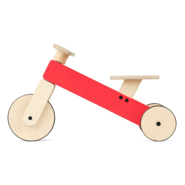 Wyatt Wooden Balance Bike Red- Product image n°1