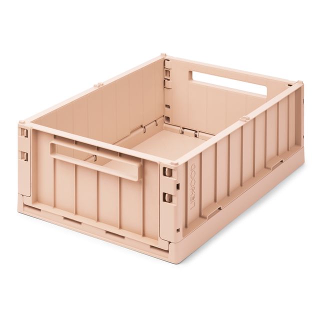 Weston Collapsible Crate Pale pink