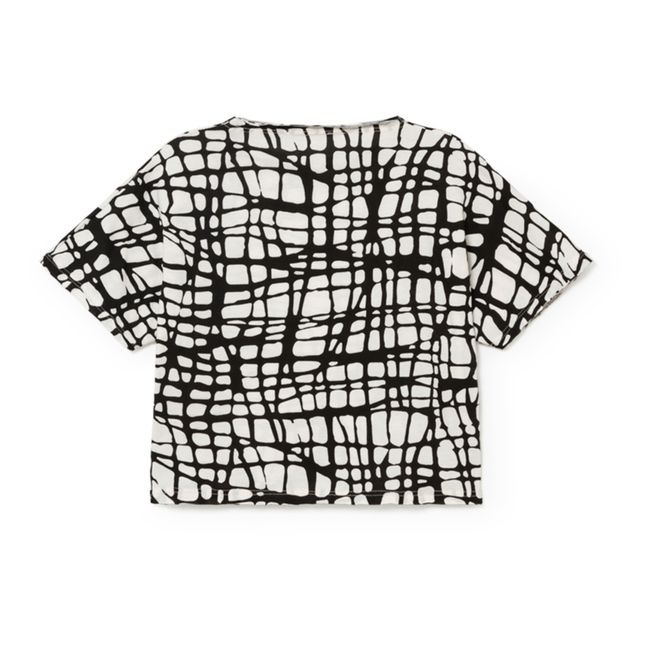 T-Shirt Coton Bio Cropped Mod Ecru