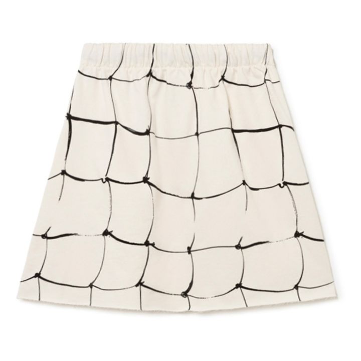 Arty Organic Cotton Fleece Skirt Ecru- Product image n°4