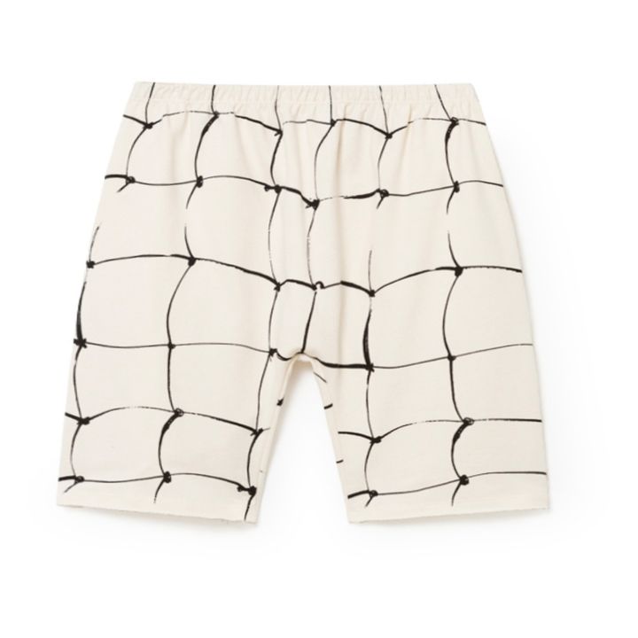 Arty Organic Cotton Fleece Shorts Ecru- Product image n°0
