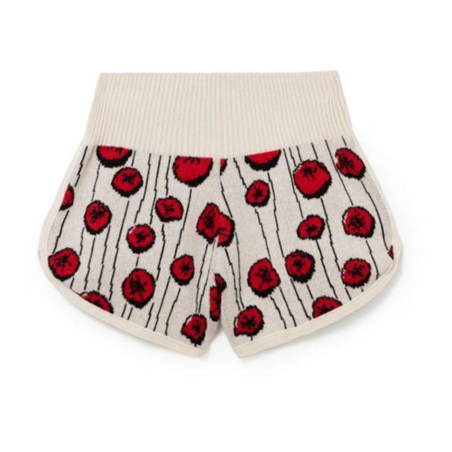 Chelsea Organic Cotton Knitted Shorts Ecru