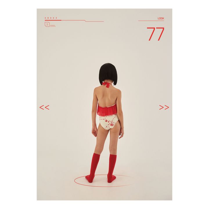 Fairytale Polyamide Swimsuit Red- Product image n°3