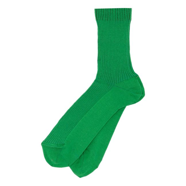 Socken Schottischer Tänzer Grün