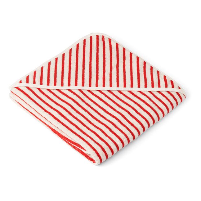 Louie Organic Cotton Towel Red