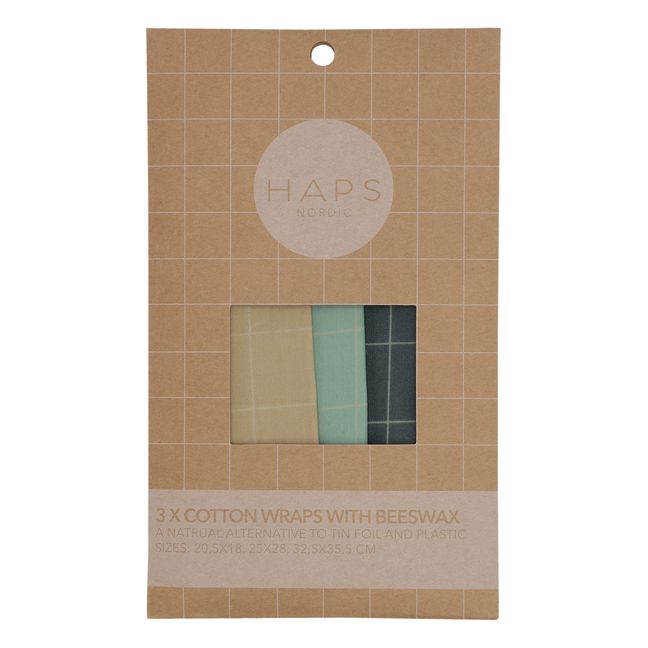 Beeswax Food Wraps - Set of 3 Blue