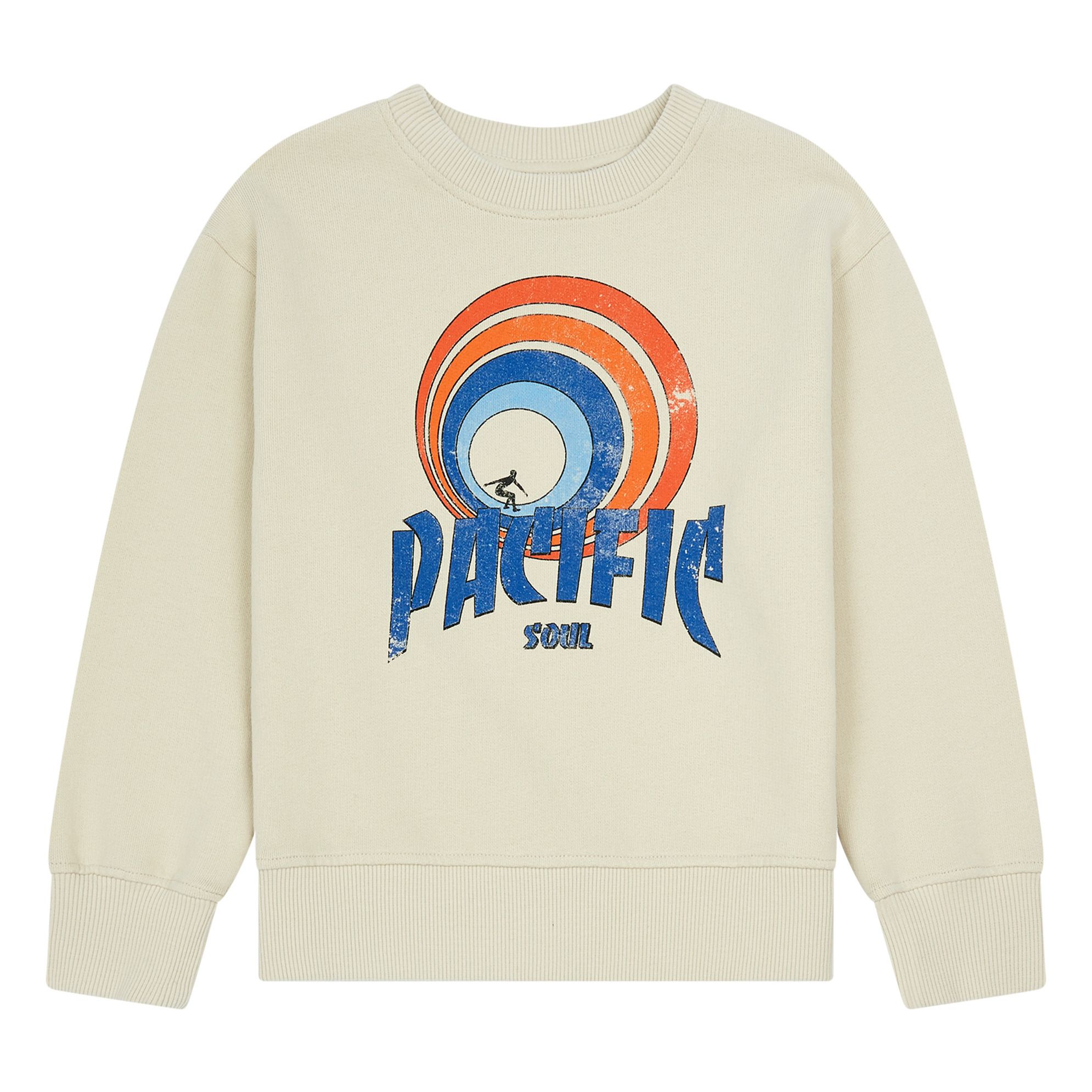 Hundred Pieces - Sweatshirt Coton Bio - Garçon - Beige