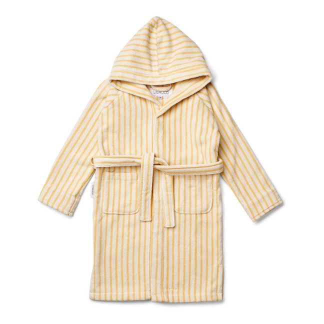 Luah Organic Cotton Terry Bathrobe Sand Liewood Design Children Smallable