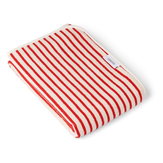 Hansen Organic Cotton Beach Towel Red