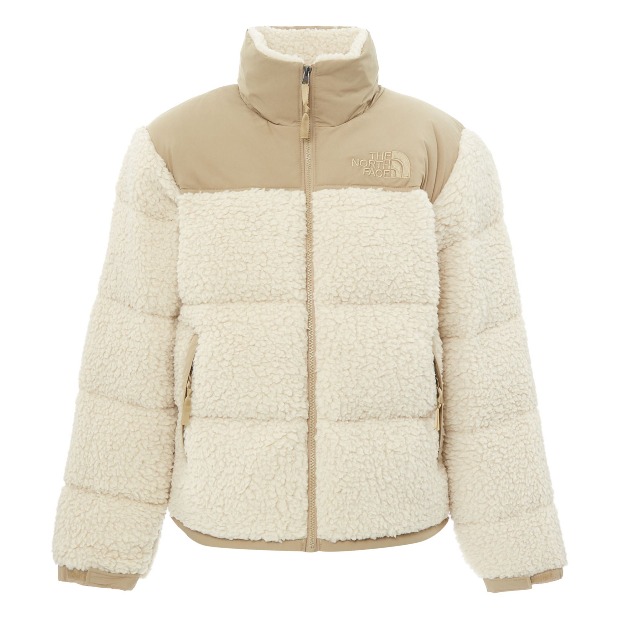 The North Face - Doudoune Sherpa Nuptse Recyclée - Collection Homme- -  Beige