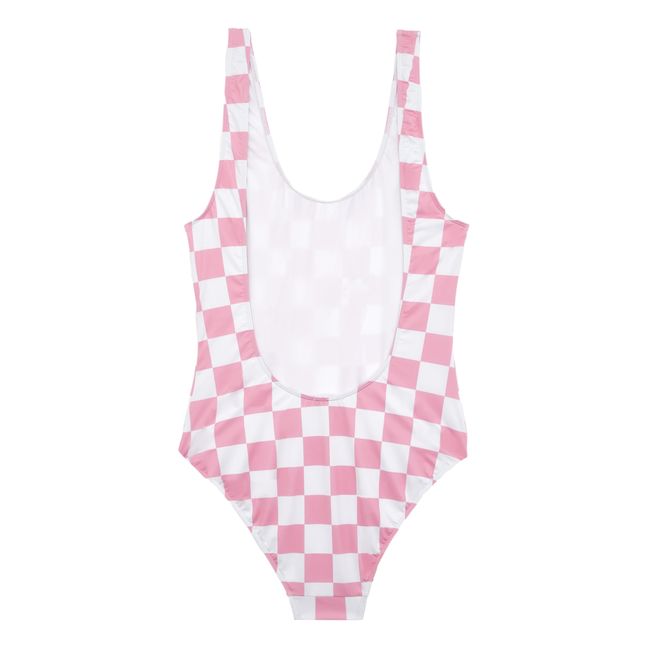Pamela Checkered Swimsuit Pink