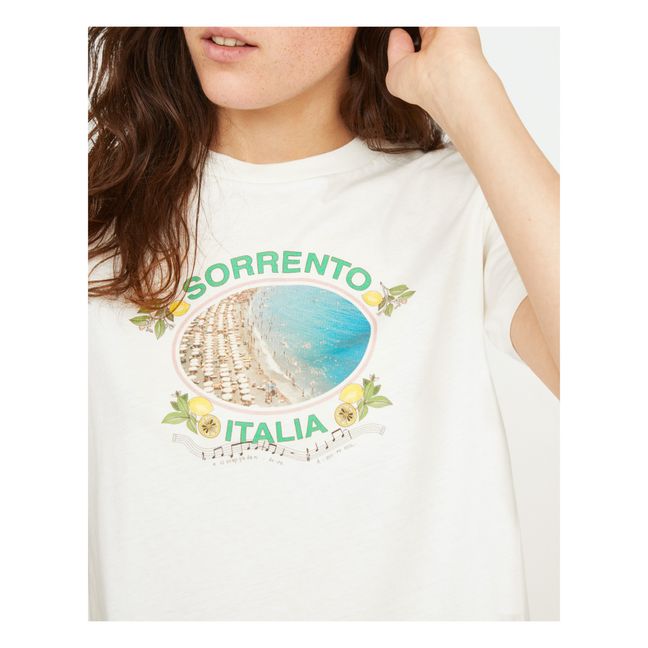 T-Shirt Never Italia aus Bio-Baumwolle Seidenfarben