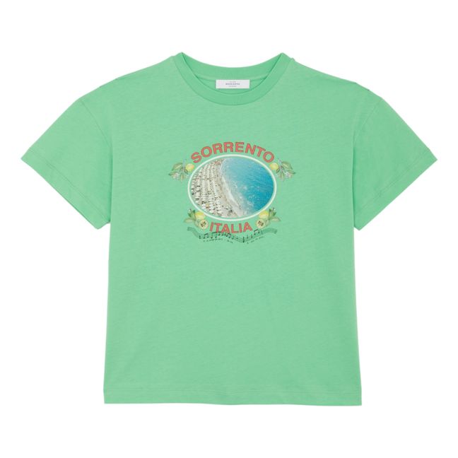 T-Shirt Never Italia aus Bio-Baumwolle Grün