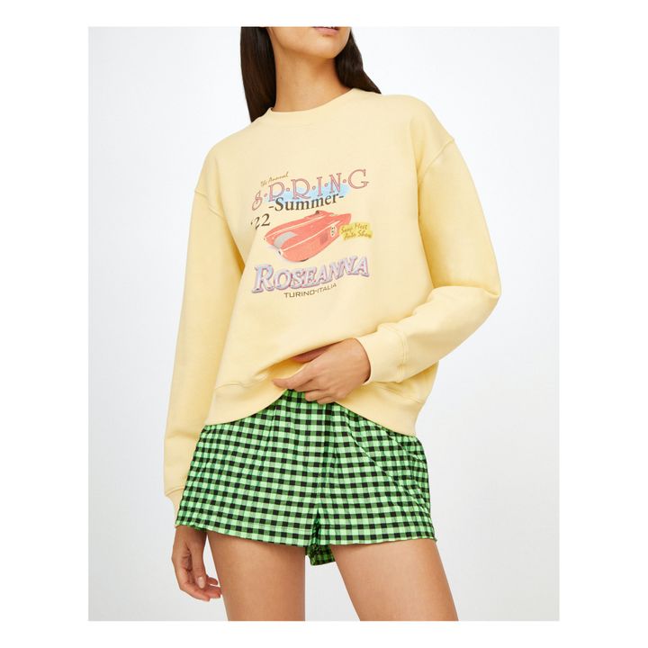Louis Mollino Organic Cotton Sweatshirt Yellow- Product image n°1