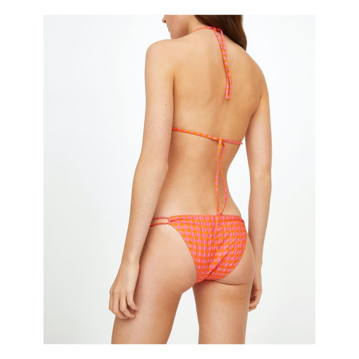 Braguita de bikini Wood Domino efecto gofrado Naranja- Imagen del producto n°2