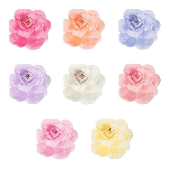 Servilletas de papel Jardín de Rosas - Set de 16