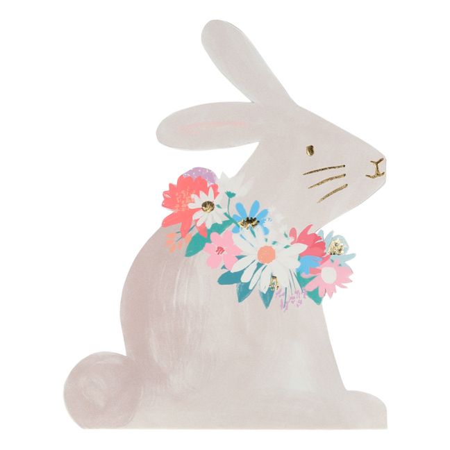 Spring Bunny Paper Napkins - Set of 16