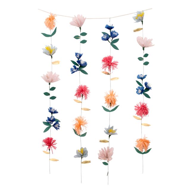 Wanddekoration Blumen aus Papier