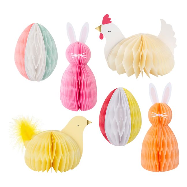 Paper Easter Decorations - Set of 6