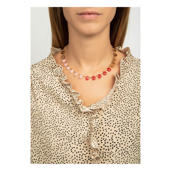 Collar Medium Yacinthe | Rojo
