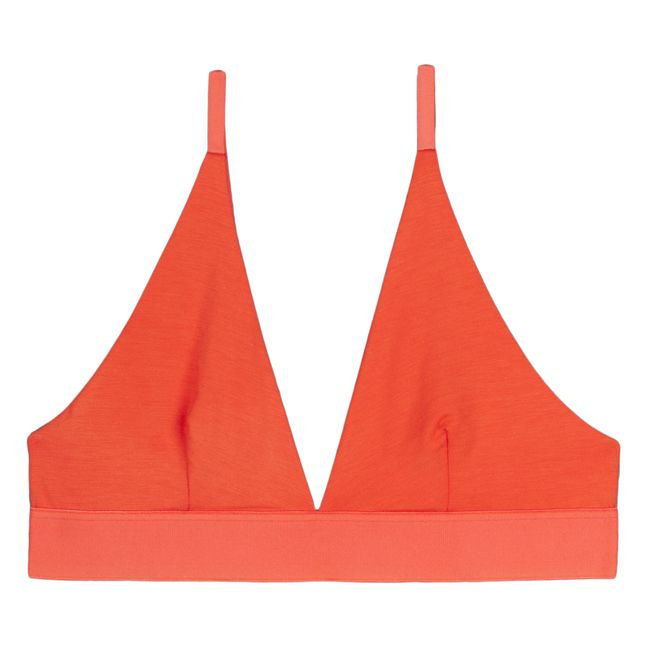 Soutien-Gorge Triangle Jersey Bamboo Corail