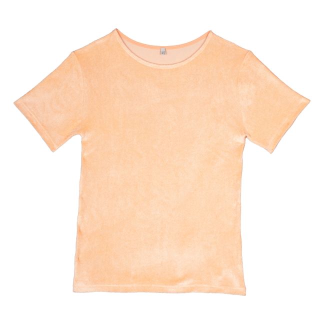 T-Shirt Omo Velours Orange