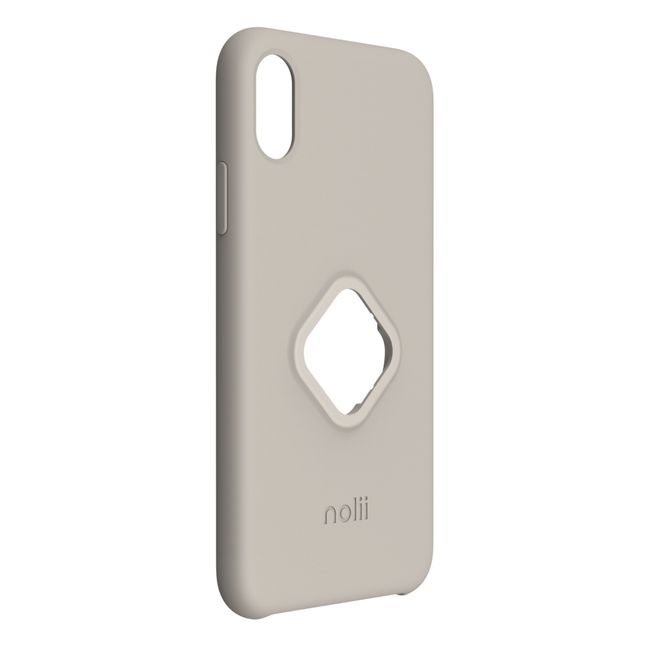Coque iPhone Couple | Gris clair