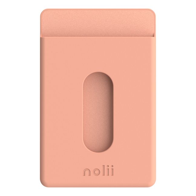 Porte-carte pour coque Couple | Rose pêche