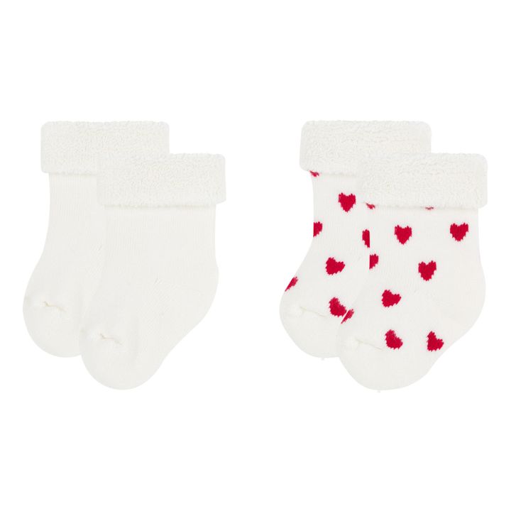 Knitted Socks - Set of 2 | White- Product image n°0