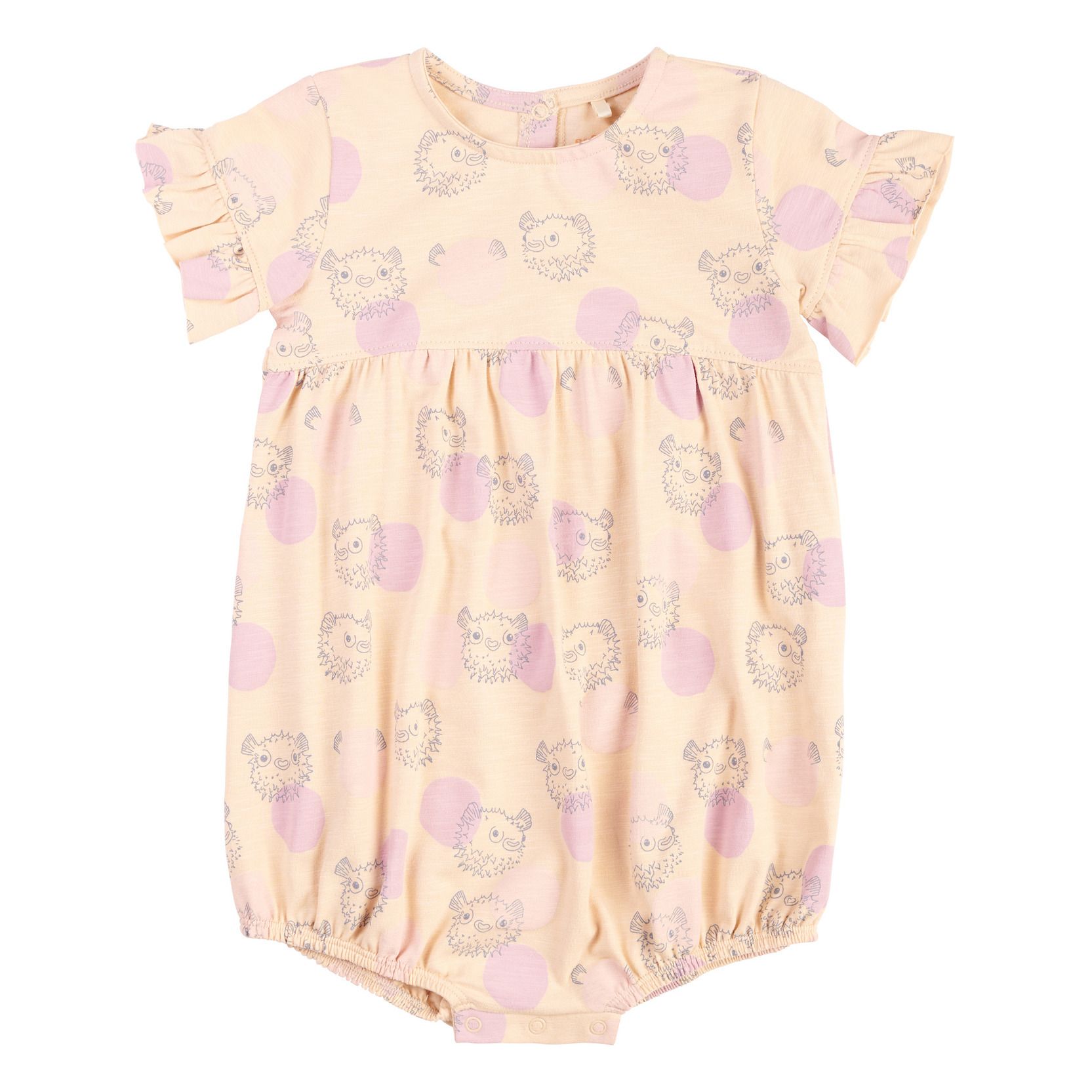 Soft Gallery - Barboteuse Coton Bio Fran - Fille - Beige