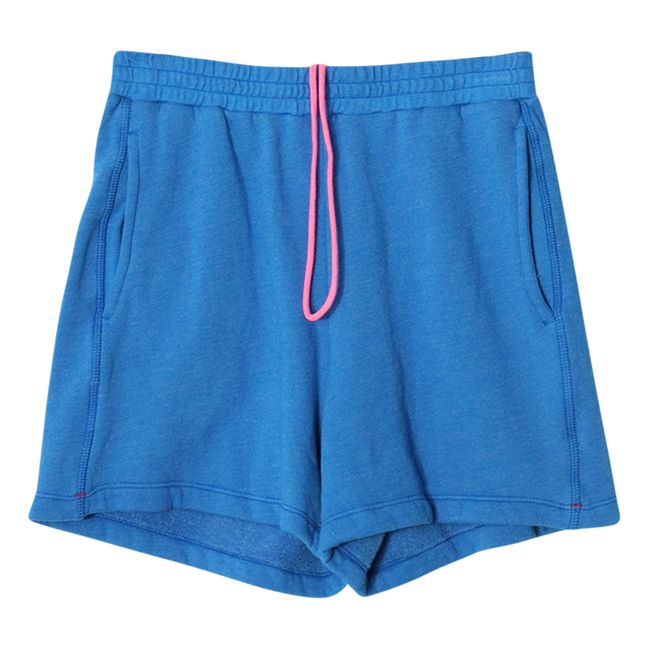 Shayne Fleece Shorts Blu acqua