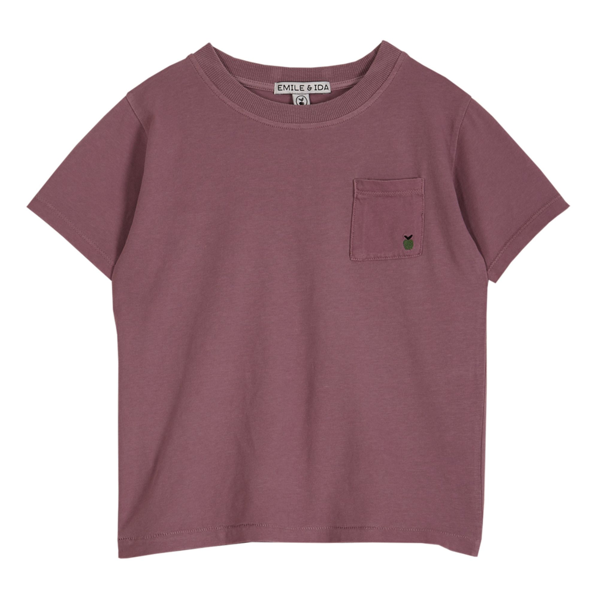 Emile et Ida - T-Shirt Coton Bio Fruit - Fille - Mauve