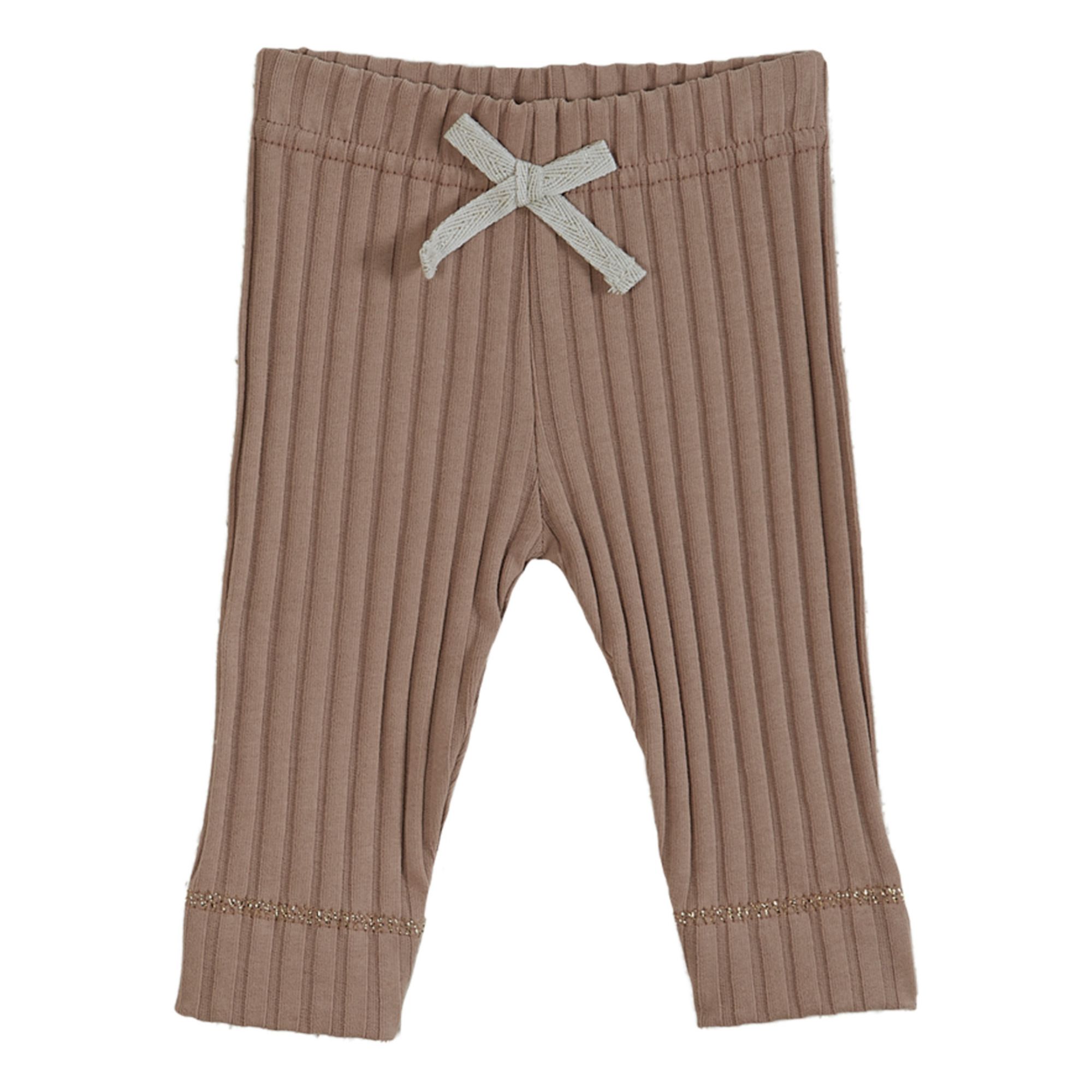 Emile et Ida - Legging Coton Bio Côtelé - Fille - Rose